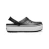 Suecos Crocs Plataforma Clog Black White - Imagen 5