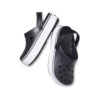 Suecos Crocs Plataforma Clog Black White - Imagen 4