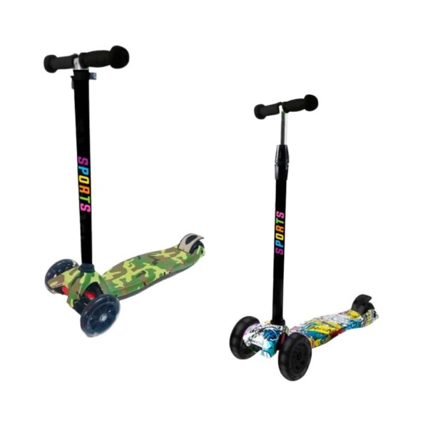 Monopatin Infantil Happy Buy Forest Ride 3 Rueda con luces