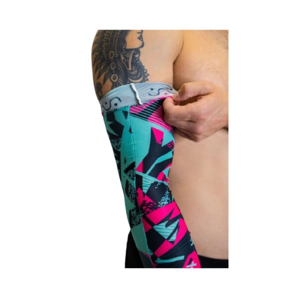 Mangas Yazuka Termica con protección UV+50 Verde Fucsia