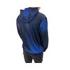 Campera con Capucha Yazuka Kotal Hombre Azul Petroleo Negro - Imagen 2