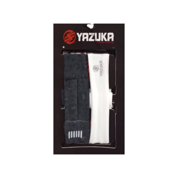 Vincha Yazuka Yoga 2 Mujer Gris Blanco Negro