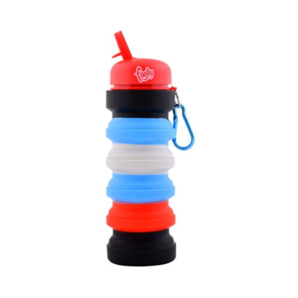 Botella Footy De Silicona Plegable
