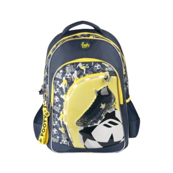 Mochila Footy Con Luz Y Carro 18 Botin